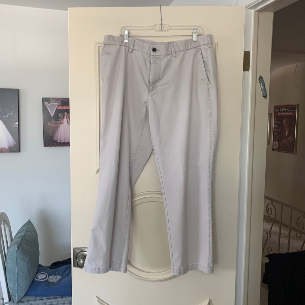 Haggar Cotton/Poly/Spandex Straight Fit Pants